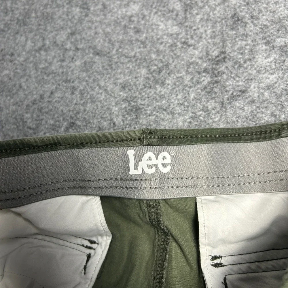 Lee Camo Cargo Shorts Green Camouflage Baggy Skater 90s Vintage Size 36